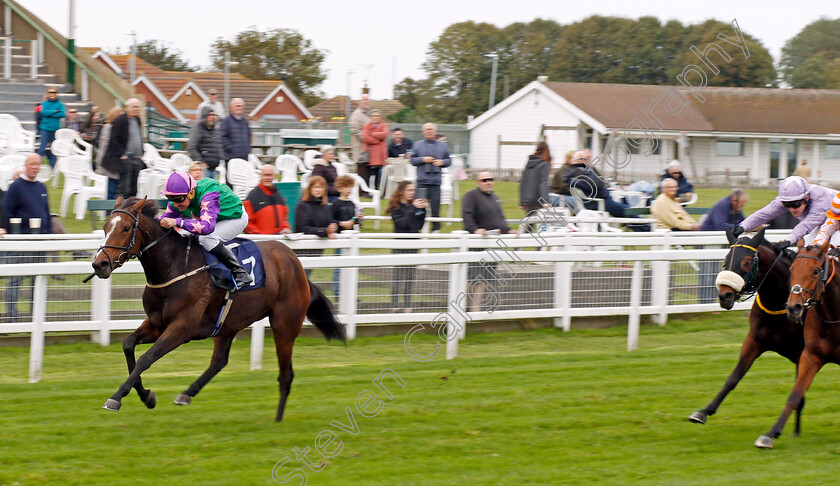 Bush-Rose-0005 
 BUSH ROSE (John Egan) wins The Bresbet Rewards Loyalty Handicap
Yarmouth 16 Oct 2023 - Pic Steven Cargill / Racingfotos.com