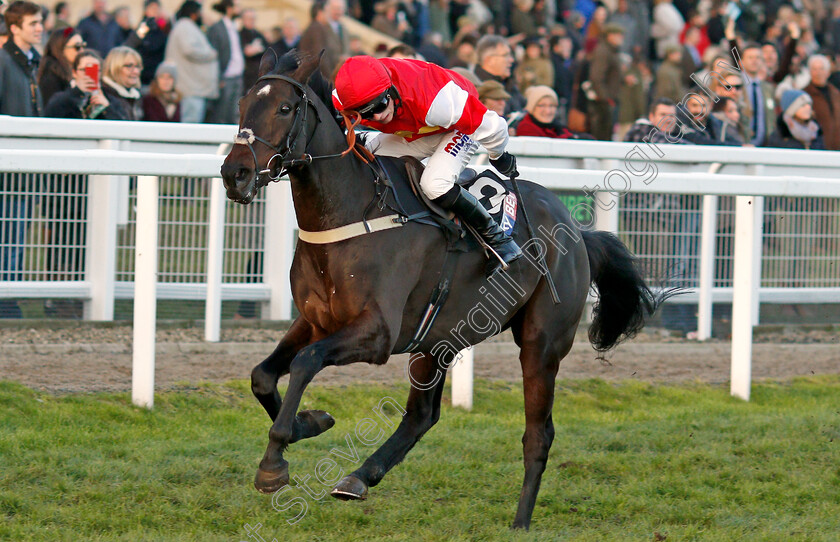 Slate-House-0005 
 SLATE HOUSE (Harry Cobden) wins The Sky Bet Supreme Trial Novices Hurdle Cheltenham 19 Nov 2017 - Pic Steven Cargill / Racingfotos.com