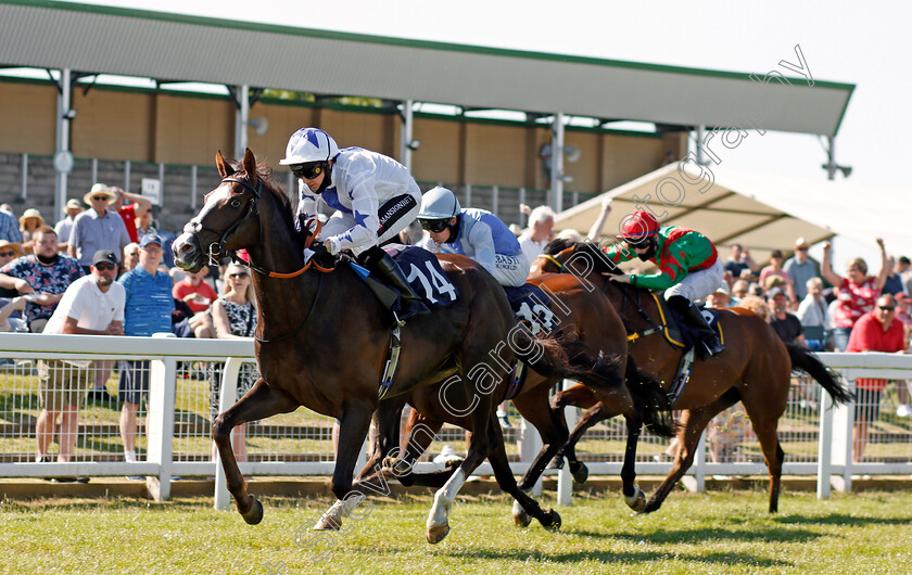 Shamfizz-0001 
 SHAMFIZZ (Hayley Turner) wins The Sky Sports Racing Sky 415 Maiden Fillies Stakes
Yarmouth 9 Jun 2021 - Pic Steven Cargill / Racingfotos.com