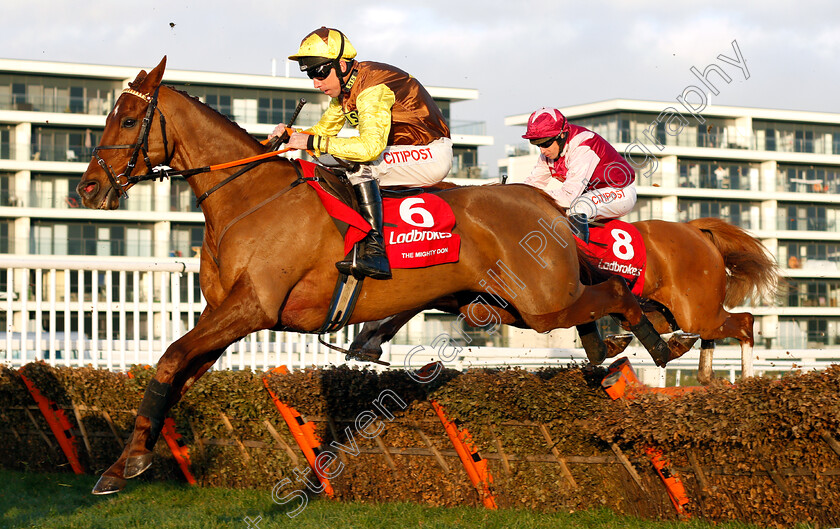 The-Mighty-Don-0001 
 THE MIGHTY DON (Leighton Aspell)
Newbury 30 Nov 2018 - Pic Steven Cargill / Racingfotos.com