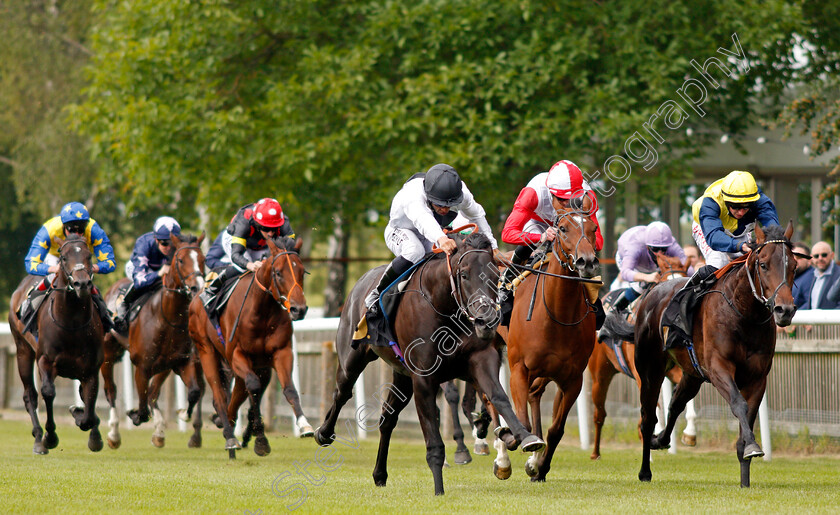 Detail-0003 
 DETAIL (centre, Sean Levey) beats POINT LYNAS (right) in The Black Type Accountancy British EBF Restricted Novice Stakes
Newmarket 24 Jun 2021 - Pic Steven Cargill / Racingfotos.com