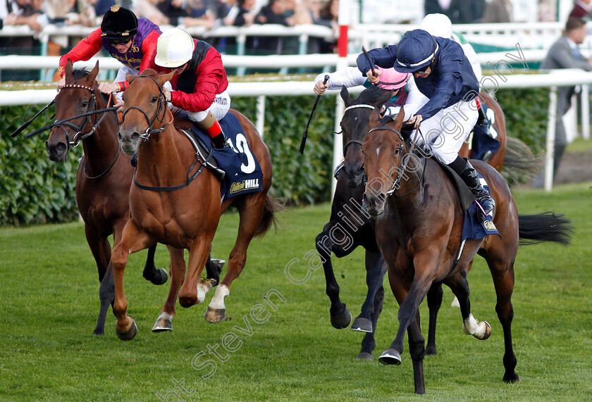 Fleeting-0003 
 FLEETING (right, Donnacha O'Brien) beats STAR TERMS (2nd left) in The William Hill May Hill Stakes
Doncaster 13 Sep 2018 - Pic Steven Cargill / Racingfotos.com