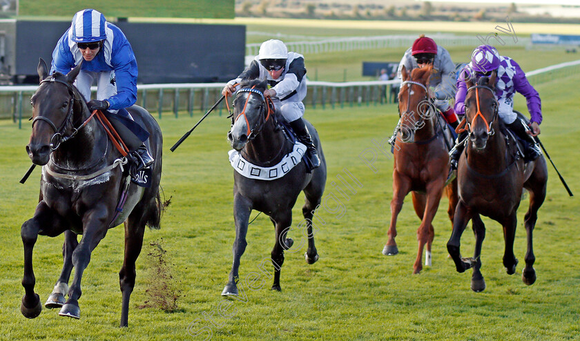 Elarqam-0004 
 ELARQAM (Jim Crowley) wins The Tattersalls Stakes Newmarket 28 Sep 2017 - Pic Steven Cargill / Racingfotos.com