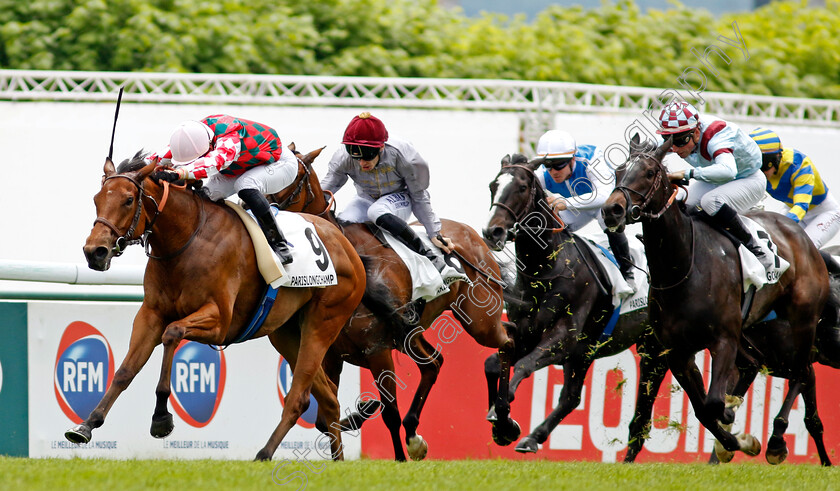 Maywe-0005 
 MAYWE (Cristian Demuro) wins The Prix de Mogador
Longchamp 12 May 2024 - Pic Steven Cargill / Racingfotos.com