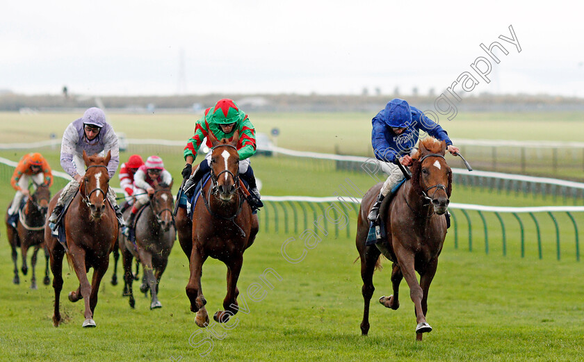 Act-Of-Wisdom-0001 
 ACT OF WISDOM (right, William Buick) beats REWIRED (centre) in The British EBF Future Stayers Nursery
Newmarket 21 Oct 2020 - Pic Steven Cargill / Racingfotos.com