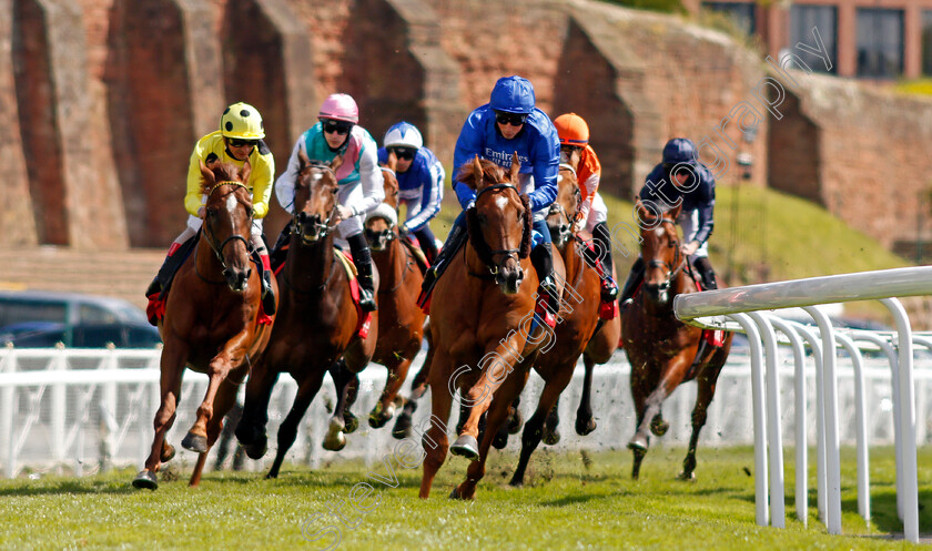 El-Drama-0002 
 YIBIR (centre, William Buick) leads EL DRAMA (left, Andrea Atzeni) during The Dee Stakes
Chester 6 May 2021 - Pic Steven Cargill / Racingfotos.com