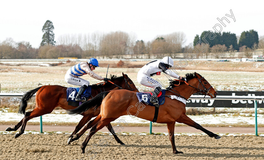 Gurkha-Girl-0005 
 GURKHA GIRL (Ryan Moore) wins The Play Ladbrokes 5-A-Side On Football Fillies Novice Stakes
Lingfield 13 Feb 2021 - Pic Steven Cargill / Racingfotos.com