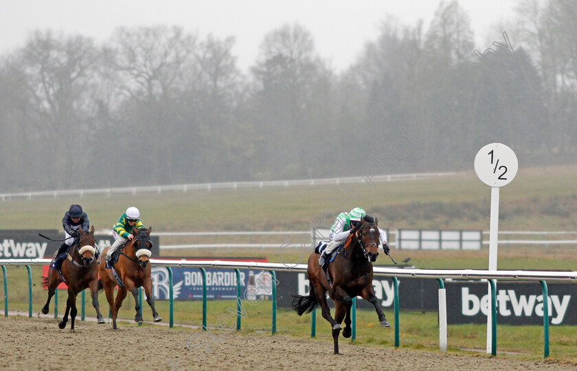 Weloof-0001 
 WELOOF (Adam Kirby) wins The Bombardier British Hopped Amber Beer Handicap
Lingfield 10 Mar 2021 - Pic Steven Cargill / Racingfotos.com