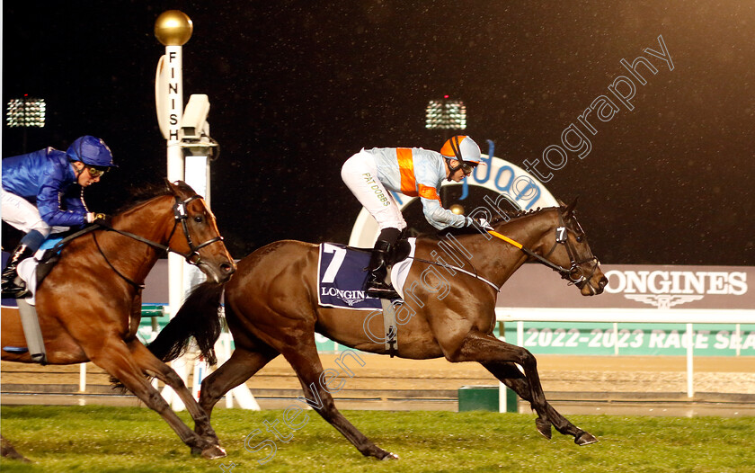 Coachello-0001 
 COACHELLO (Pat Dobbs) wins The Dubai Sprint
Meydan 27 Jan 2023 - Pic Steven Cargill / Racingfotos.com