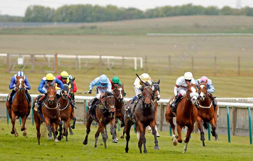 Final-Watch-0001 
 FINAL WATCH (centre, Marco Ghiani) wins The Betfair Racing Only Bettor Podcast Handicap
Newmarket 14 May 2021 - Pic Steven Cargill / Racingfotos.com