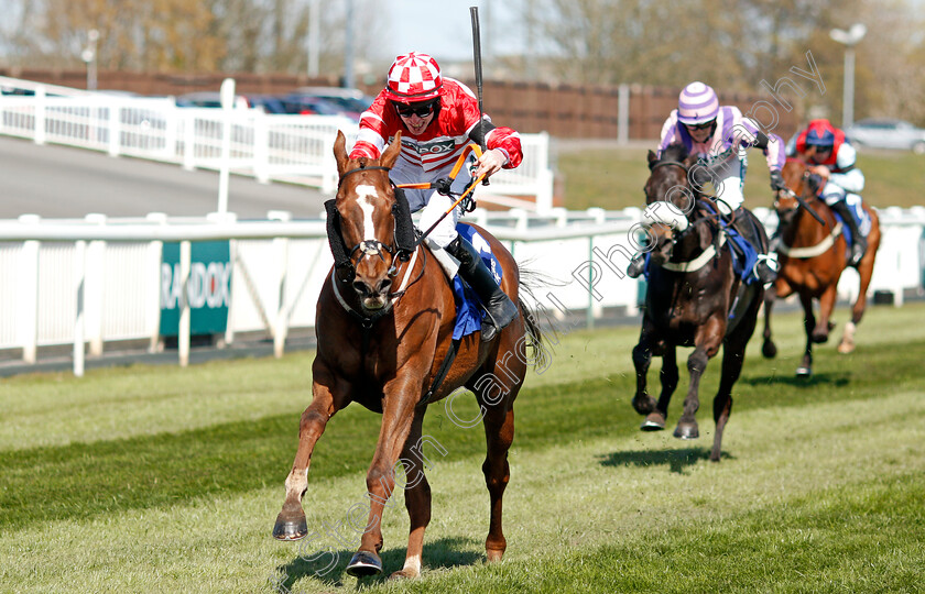 Tronador-0003 
 TRONADOR (Jack Kennedy) wins The Pertemps Network Handicap Hurdle
Aintree 9 Apr 2021 - Pic Steven Cargill / Racingfotos.com