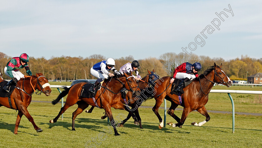 Hundred-Isles-0002 
 HUNDRED ISLES (Charles Bishop) beats JEAN BAPTISTE (centre) and COPPER AND FIVE (left) in The Visit racingtv.com Handicap
Nottingham 17 Apr 2021 - Pic Steven Cargill / Racingfotos.com