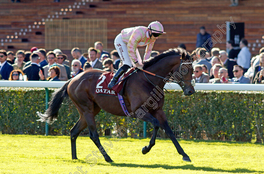 Cicero s-Gift-0001 
 CICERO'S GIFT (Tom Marquand)
Longchamp 5 Oct 2024 - Pic Steven Cargill / Racingfotos.com