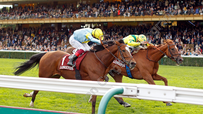 Rougir-0003 
 ROUGIR (right, Maxime Guyon) beats GRAND GLORY (left) in The Prix de L'Opera
Longchamp 3 Oct 2021 - Pic Steven Cargill / Racingfotos.com