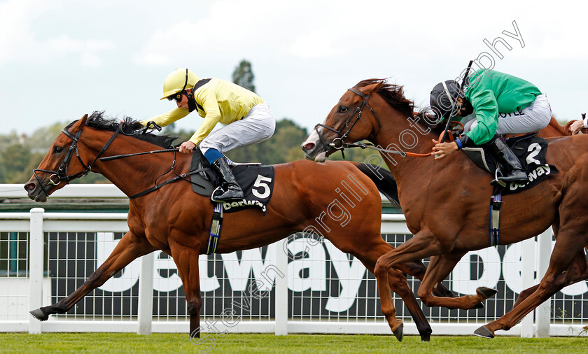 Maamora-0007 
 MAAMORA (William Buick) beats BILLESDON BROOK (right) in The Betway Atalanta Stakes
Sandown 23 Aug 2020 - Pic Steven Cargill / Racingfotos.com