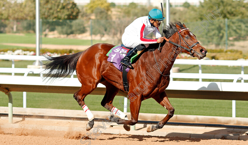 Etsaam-0004 
 ETSAAM (M Aldaham) wins The Saudi Bred Horses Maiden
King Abdulaziz Racetrack, Riyadh, Saudi Arabia 28 Feb 2020 - Pic Steven Cargill / Racingfotos.com