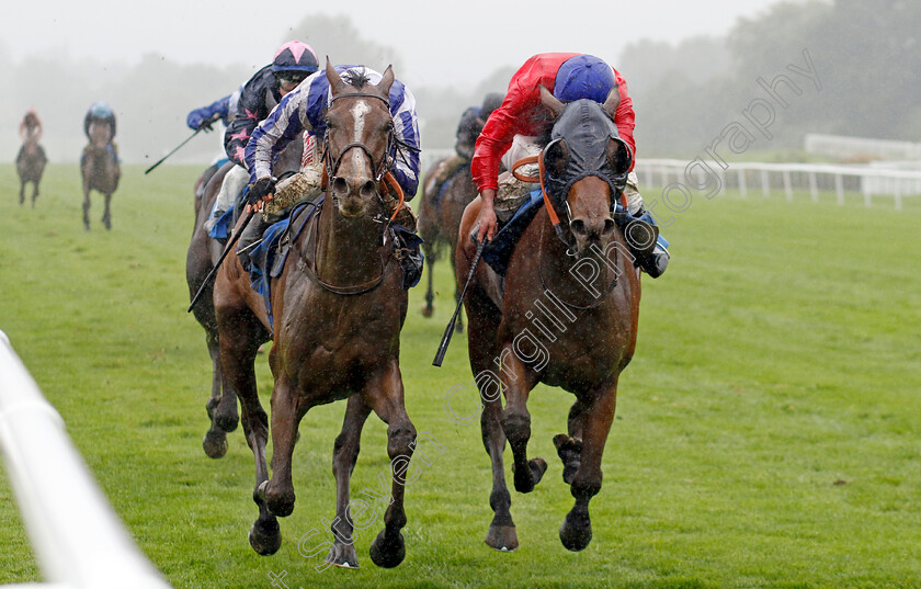 Islanova-0001 
 ISLANOVA (right, Ryan Moore) beats LAURA BAY (left) in The British EBF Fillies Handicap
Leicester 10 Sep 2024 - Pic Steven Cargill / Racingfotos.com