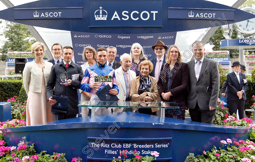 Simply-Breathless-0009 
 Presentation for The Ritz Club EBF Breeders Series Fillies Handicap
Ascot 8 Sep 2018 - Pic Steven Cargill / Racingfotos.com