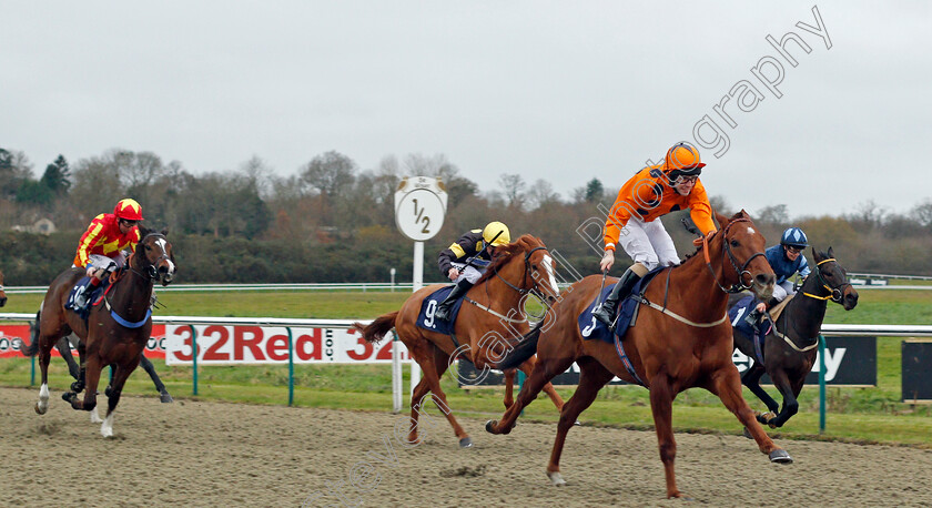 Varsovian-0001 
 VARSOVIAN (Jack Duern) wins The Play Jackpot Games At sunbets.co.uk/vegas Handicap Div1 Lingfield 6 Dec 2017 - Pic Steven Cargill / Racingfotos.com