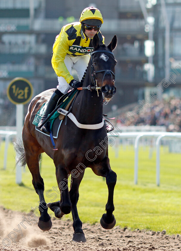 Shishkin-0009 
 SHISHKIN (Nico de Boinville) winner of The Alder Hey Aintree Bowl Chase
Aintree 13 Apr 2023 - Pic Steven Cargill / Racingfotos.com