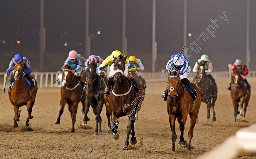 Full-Intention-0001 
 FULL INTENTION (centre, David Probert) beats DEAR POWER (right) in The tote.co.uk Handicap
Chelmsford 27 Nov 2020 - Pic Steven Cargill / Racingfotos.com