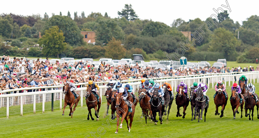 Dragon-Leader-0008 
 DRAGON LEADER (Ryan Moore) wins The Goffs UK Harry Beeby Premier Yearling Stakes
York 24 Aug 2023 - Pic Steven Cargill / Racingfotos.com