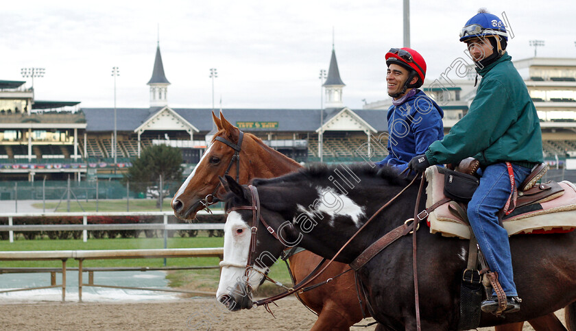 Eziyra-0001 
 EZIYRA exercising ahead of The Breeders' Cup Filly & Mare Turf
Churchill Downs 30 Oct 2018 - Pic Steven Cargill / Racingfotos.com