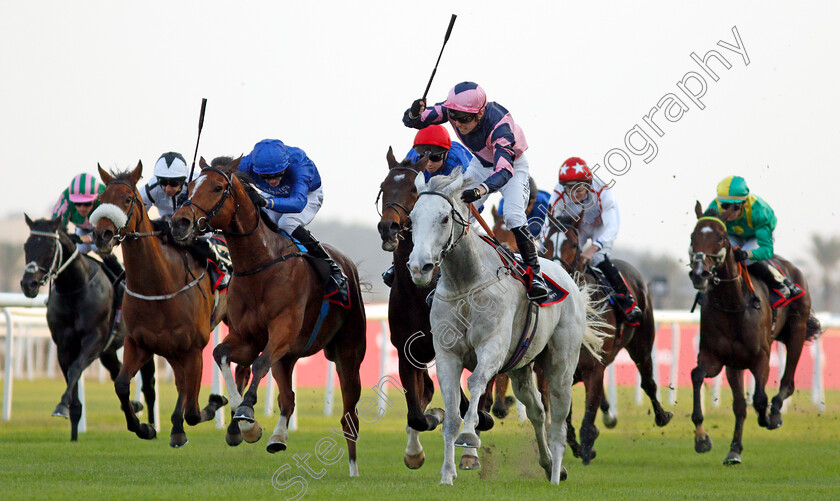 Lord-Glitters-0004 
 LORD GLITTERS (right, Jason Watson) beats BARNEY ROY (left) in The Bahrain International Trophy
Sakhir Racecourse, Bahrain 19 Nov 2021 - Pic Steven Cargill / Racingfotos.com