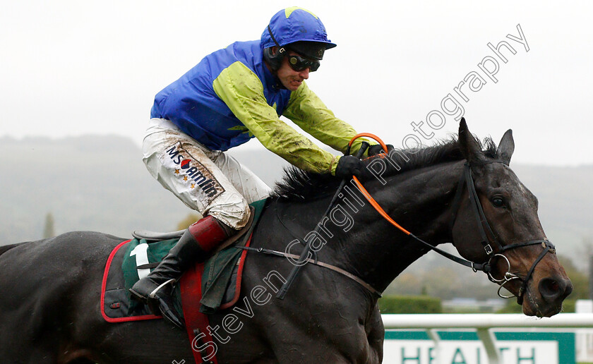 Dinons-0005 
 DINONS (Richard Johnson) wins The Randox Health Novices Hurdle
Cheltenham 27 oct 2018 - Pic Steven Cargill / Racingfotos.com