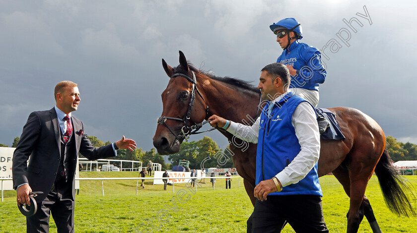 Adayar-0007 
 ADAYAR (William Buick) winner of The Hilton Garden Inn Doncaster Conditions Stakes
Doncaster 8 Sep 2022 - Pic Steven Cargill / Racingfotos.com