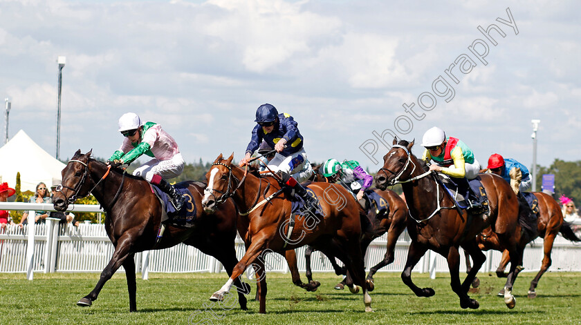 Khaadem-0003 
 KHAADEM (Oisin Murphy) beats SWINGALONG (centre) and MILL STREAM (right) in The Queen Elizabeth II Jubilee Stakes
Royal Ascot 22 Jun 2024 - Pic Steven Cargill / Racingfotos.com