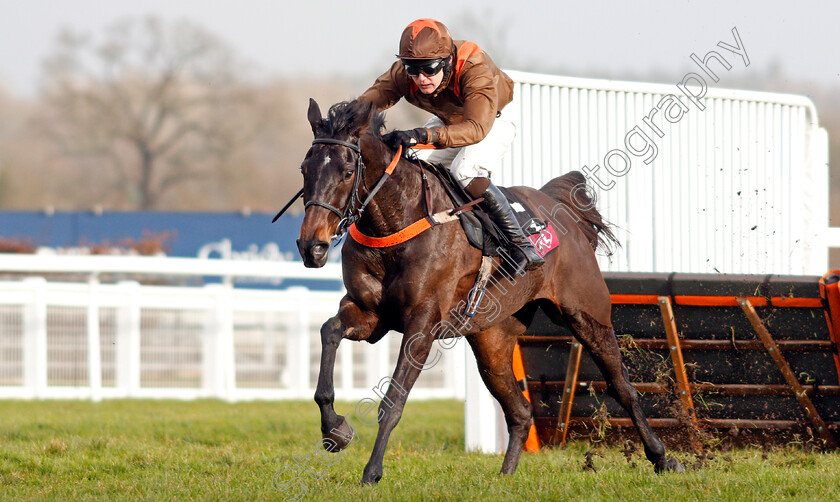 Flowing-Cadenza-0004 
 FLOWING CADENZA (Sean Houlihan) wins The Foundation Developments Noivces Handicap Hurdle
Ascot 21 Dec 2019 - Pic Steven Cargill / Racingfotos.com