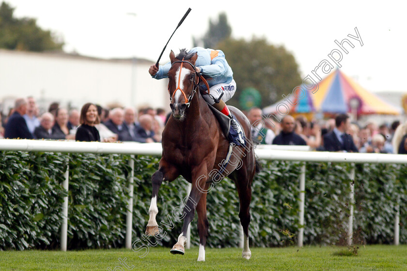 Leroy-Leroy-0004 
 LEROY LEROY (Andrea Atzeni) wins The Napoleons Casinos & Restaurants Nursery
Doncaster 15 Sep 2018 - Pic Steven Cargill / Racingfotos.com