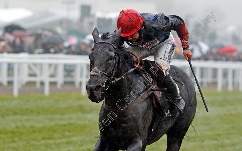 Black-Corton-0004 
 BLACK CORTON (Bryony Frost) wins The mallardjewellers.com Novices Chase Cheltenham 18 Nov 2017 - Pic Steven Cargill / Racingfotos.com