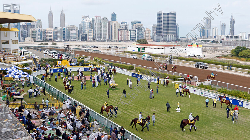 Jebel-Ali-0002 
 Horses in the parade ring 
Jebel Ali 24 Jan 2020 - Pic Steven Cargill / Racingfotos.com