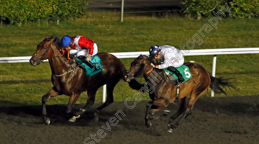 Nemov-0005 
 NEMOV (Rossa Ryan) beats WAR BRIDE (right) in The Unibet Handicap
Kempton 28 Aug 2024 - Pic Steven Cargill / Racingfotos.com