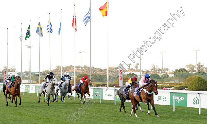 Raaed-0004 
 RAAED (Glen Boss) wins The STC International Jockeys Challenge Round 2
King Abdulaziz RaceCourse, Riyadh, Saudi Arabia 25 Feb 2022 - Pic Steven Cargill / Racingfotos.com