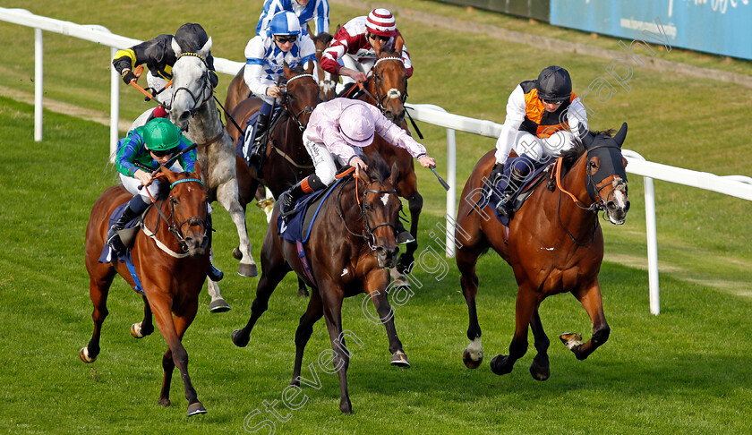 Sniper s-Eye-0003 
 SNIPER'S EYE (right, Silvestre de Sousa) beats ROXANNE (centre) and AFLOAT (left) in The SPP That Get You Noticed Handicap
Yarmouth 17 Sep 2024 - Pic Steven Cargill / Racingfotos.com