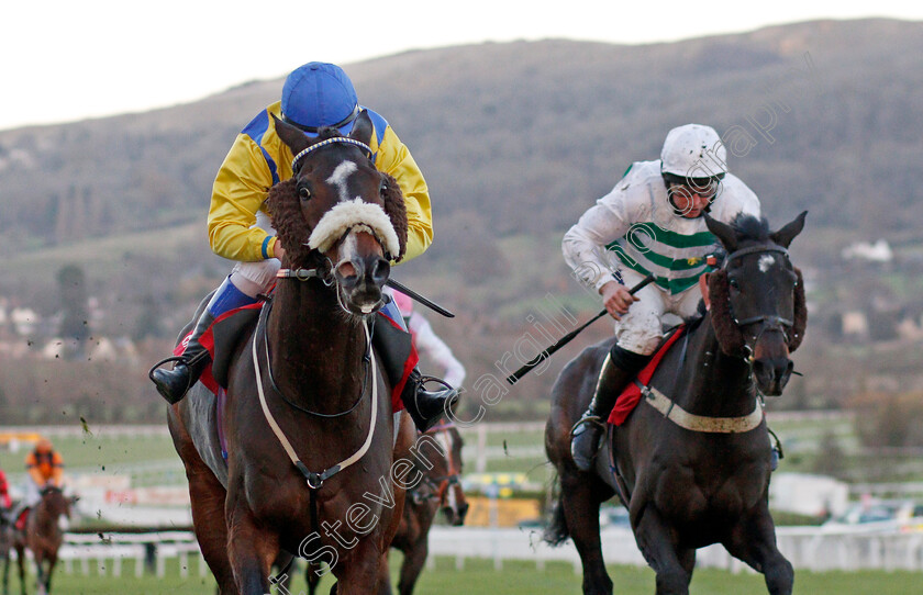 Kansas-City-Chief-0004 
 KANSAS CITY CHIEF (Victoria Malzard) wins The Citipost Handicap Hurdle
Cheltenham 10 Dec 2021 - Pic Steven Cargill / Racingfotos.com