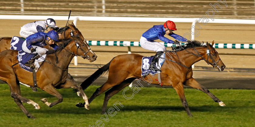 Mawj-0007 
 MAWJ (right, Pat Cosgrave) beats DREAM OF LOVE (left) in The Jumeirah Fillies Classic
Meydan 27 Jan 2023 - Pic Steven Cargill / Racingfotos.com