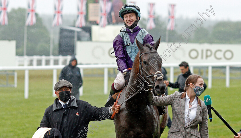 Alcohol-Free-0008 
 ALCOHOL FREE (Oisin Murphy) after The Coronation Stakes
Royal Ascot 18 Jun 2021 - Pic Steven Cargill / Racingfotos.com