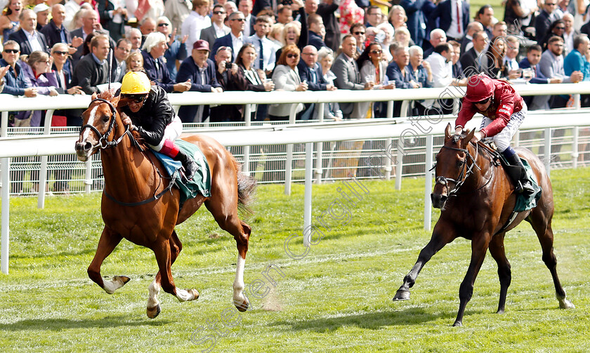 Stradivarius-0005 
 STRADIVARIUS (Frankie Dettori) beats COUNT OCTAVE (right) in The Weatherbys Hamilton Lonsdale Cup
York 24 Aug 2018 - Pic Steven Cargill / Racingfotos.com