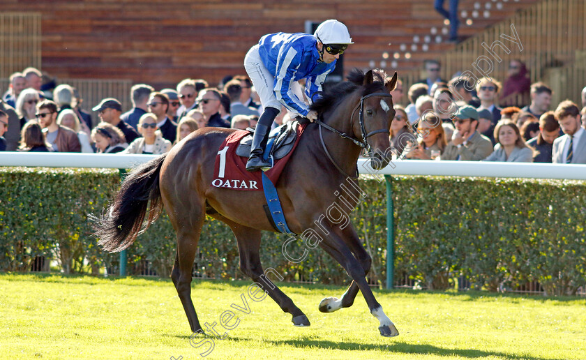 Marhaba-Ya-Sanafi-0002 
 MARHABA YA SANAFI (Cristian Demuro)
Longchamp 5 Oct 2024 - Pic Steven Cargill / Racingfotos.com