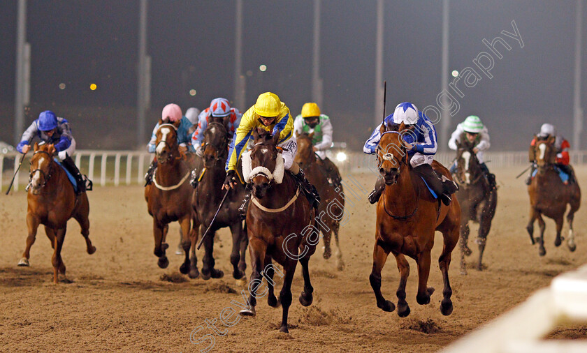 Full-Intention-0002 
 FULL INTENTION (centre, David Probert) beats DEAR POWER (right) in The tote.co.uk Handicap
Chelmsford 27 Nov 2020 - Pic Steven Cargill / Racingfotos.com