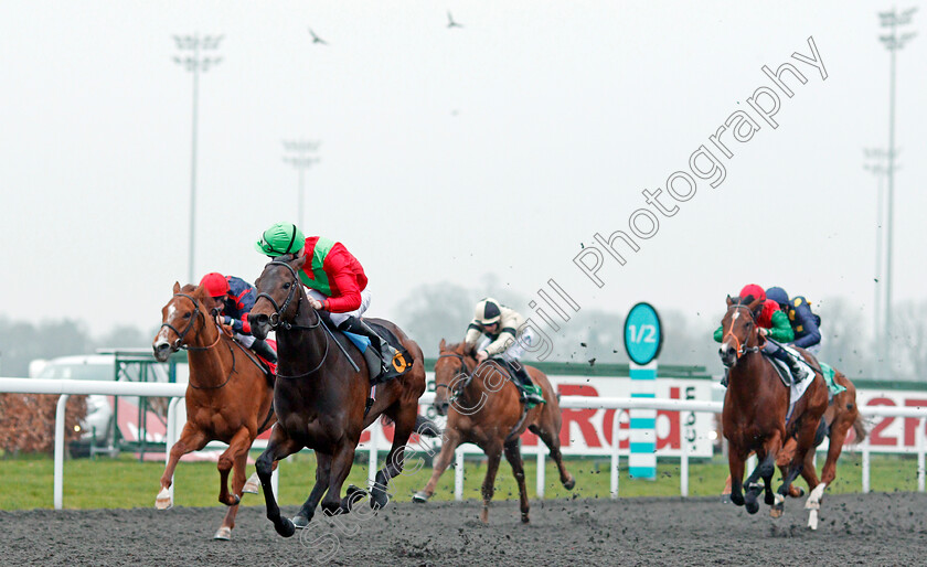 Nordic-Passage-0004 
 NORDIC PASSAGE (Robert Havlin) wins The Bet At racinguk.com Novice Median Auction Stakes Div2 Kempton 11 Apr 2018 - Pic Steven Cargill / Racingfotos.com