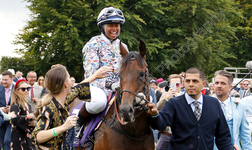 Haverland-0006 
 HAVERLAND (Khadijah Mellah) after The Magnolia Cup
Goodwood 1 Aug 2019 - Pic Steven Cargill / Racingfotos.com