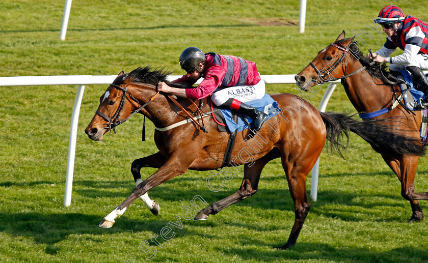 Flower-Of-Thunder-0005 
 FLOWER OF THUNDER (Adam Kirby) wins The Qualvis Print & Packaging's 40th Anniversary Handicap
Leicester 23 Apr 2022 - Pic Steven Cargill / Racingfotos.com