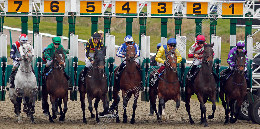 Dubai-Warrior-0001 
 DUBAI WARRIOR (3rd right, Frankie Dettori) breaks from the field before winning The Betway Winter Derby 
Lingfield 22 Feb 2020 - Pic Steven Cargill / Racingfotos.com