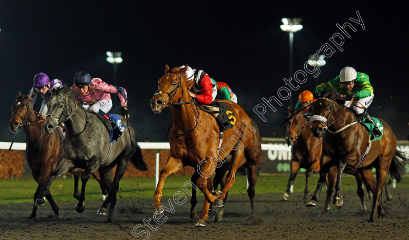 Harry s-Bar-0002 
 HARRY'S BAR (Tom Marquand) beats LETHAL LUNCH (left) in The 32Red.com Handicap
Kempton 4 Dec 2019 - Pic Steven Cargill / Racingfotos.com