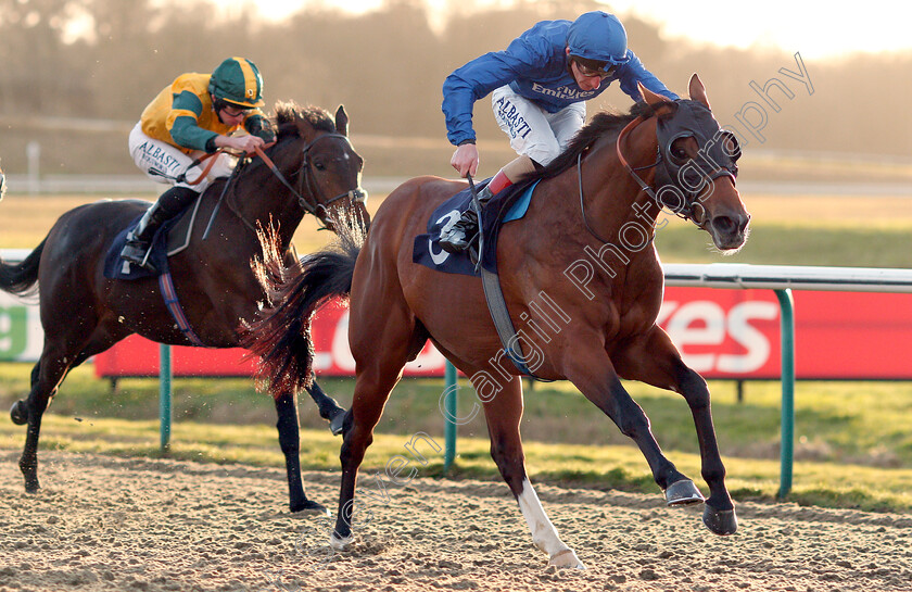 Marhaban-0006 
 MARHABAN (Adam Kirby) wins The Ladbrokes Home Of The Odds Boost Novice Stakes
Lingfield 18 Jan 2019 - Pic Steven Cargill / Racingfotos.com